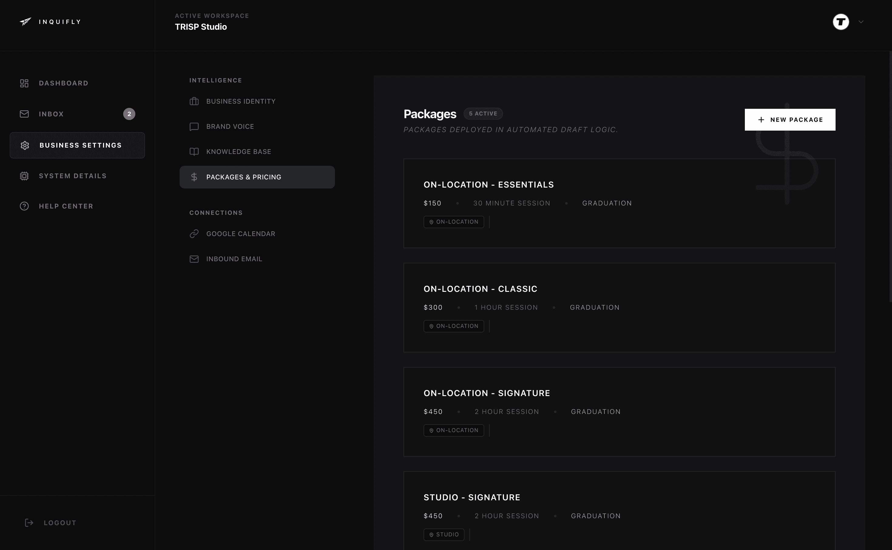 Settings and Principles